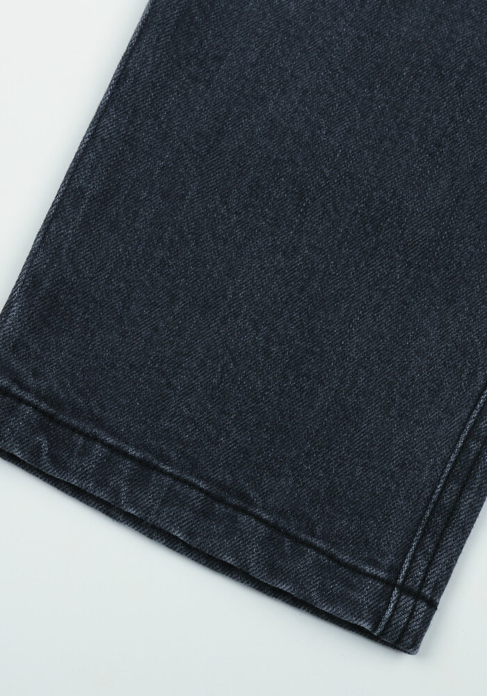 Jelly Mallow Ready Semi-Baggy Denim Pants_Dark Grey