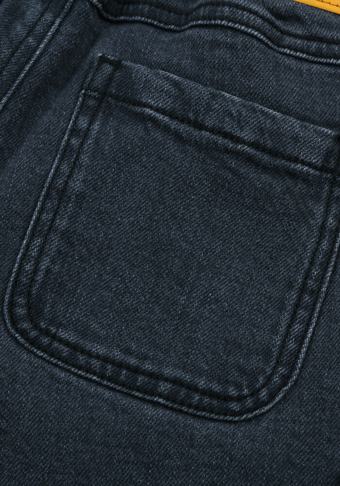 Jelly Mallow Ready Semi-Baggy Denim Pants_Dark Grey