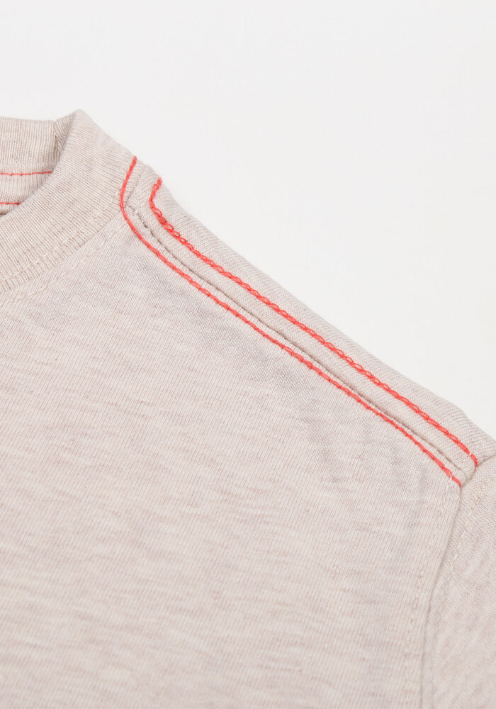 Jelly Mallow Be Brave Chain Long-Sleeve T-Shirt_Oatmeal