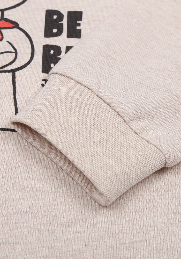 Jelly Mallow Be Brave Chain Long-Sleeve T-Shirt_Oatmeal