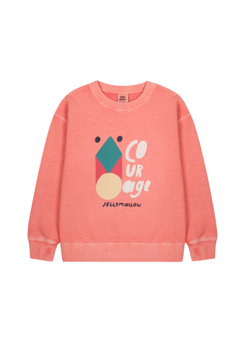 Jelly Mallow Jelly Mallow Courage Pigment Sweatshirt_Orange