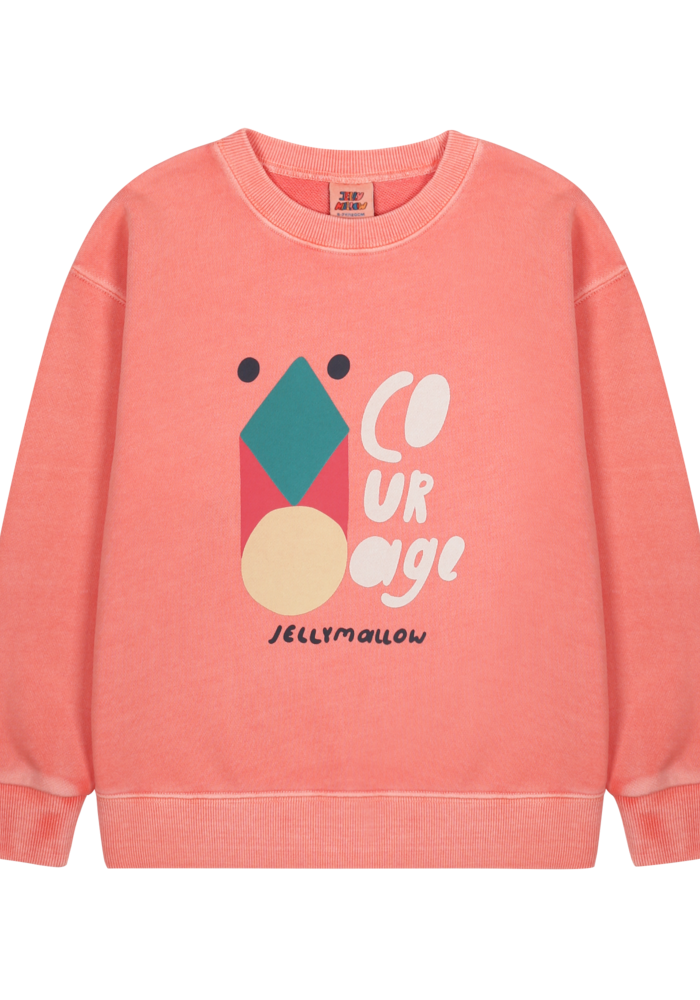 Jelly Mallow Courage Pigment Sweatshirt_Orange