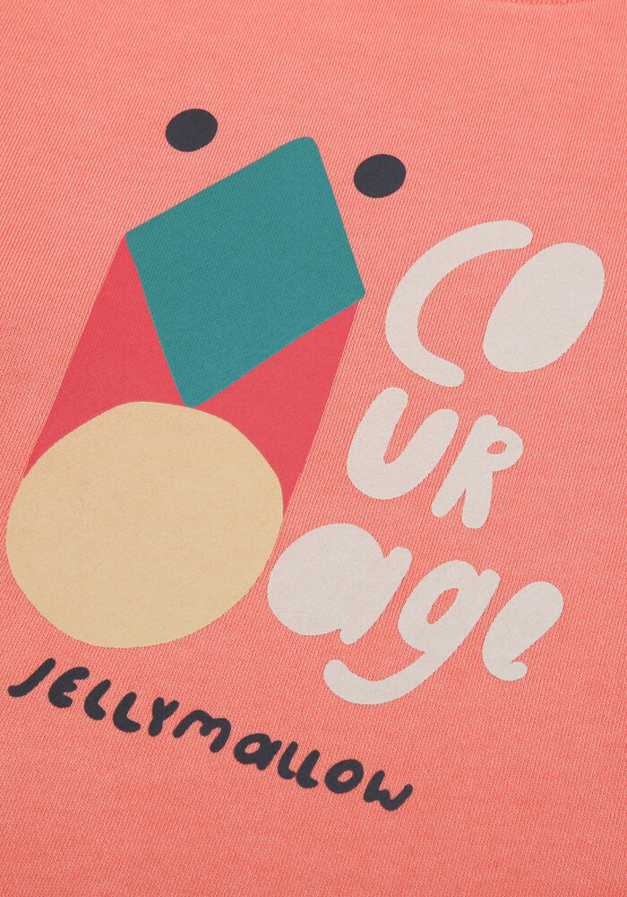 Jelly Mallow Courage Pigment Sweatshirt_Orange