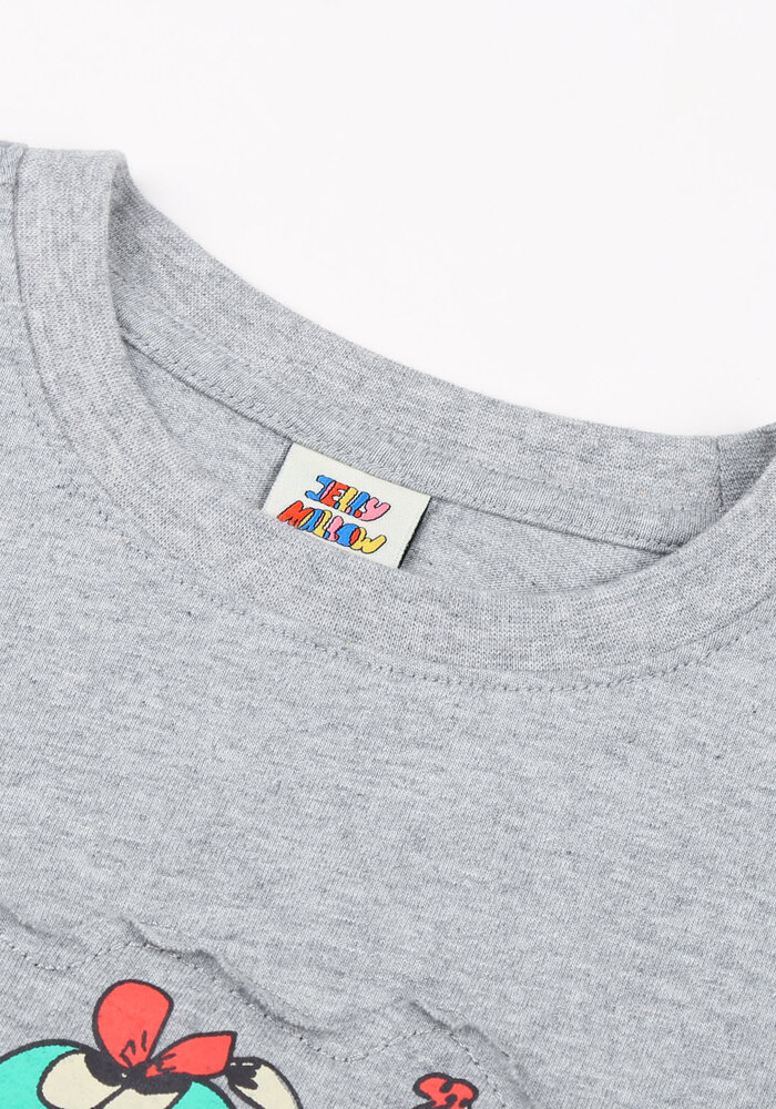 Jelly Mallow All Emotion Long-Sleeve T-Shirt_Melange