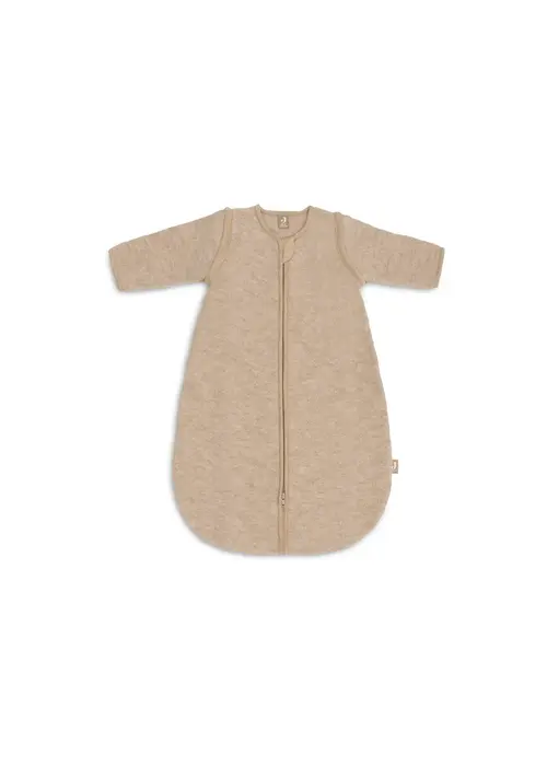 Jollein Jollein Slaapzak met afritsbare mouw Rond - Merino Wol Felted - Natural
