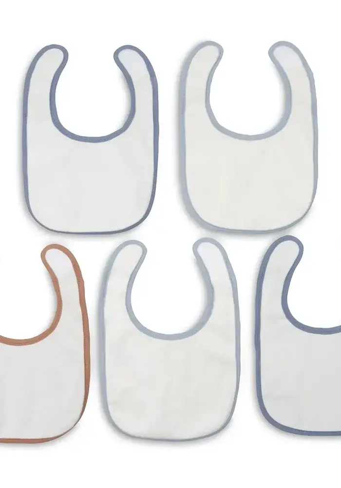 Jollein Slab Jersey Waterproof - Nijntje Moments - 5 Stuks -  Cloudy Blue