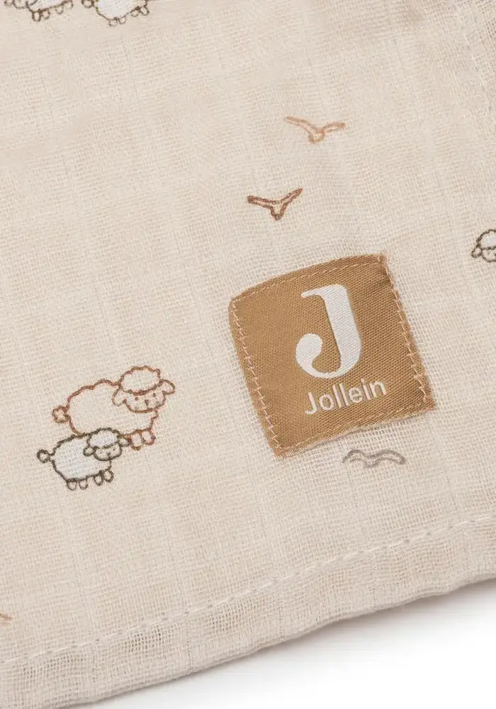 Jollein Hydrofiele Doek Large 115x115cm - Woolly - 2 Stuks