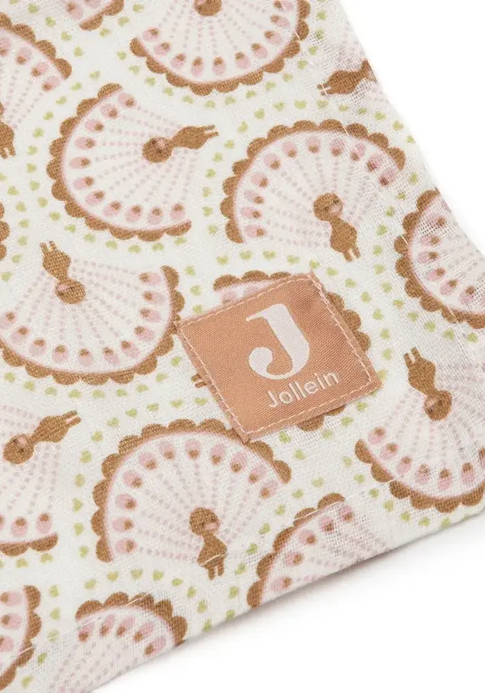Jollein Hydrofiele Doek Large 115x115cm - Soft Plumes - 2 Stuks