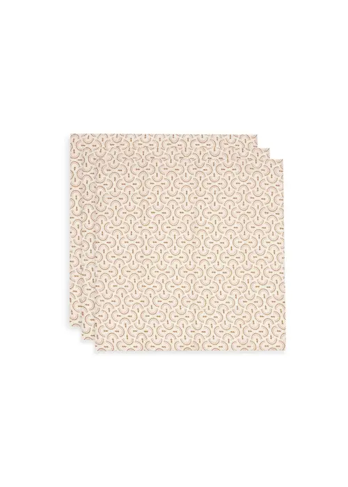 Jollein Jollein Hydrofiele Doek Small 70x70cm - Soft Plumes - 3 Stuks