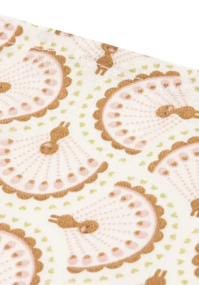 Jollein Hydrofiele Doek Small 70x70cm - Soft Plumes - 3 Stuks