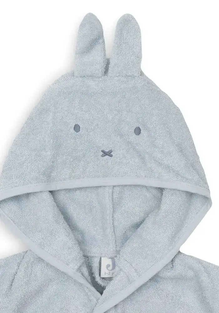 Jollein Baby Badjas - Miffy Cloudy Blue 1-2 Jaar