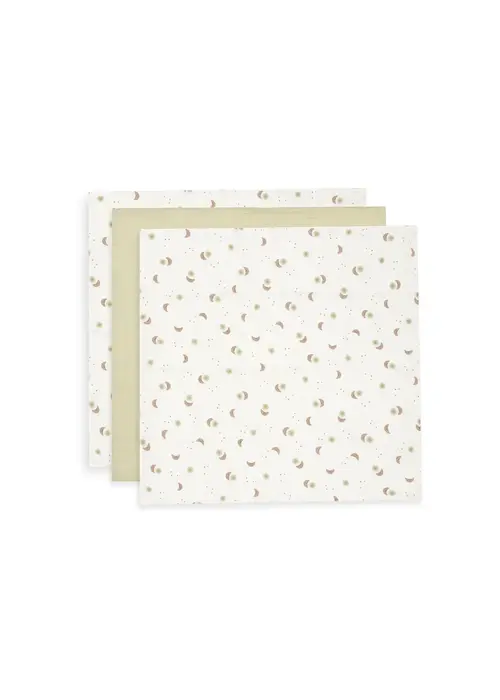 Jollein Jollein Hydrofiel Multi Doek Small 70x70 Over The Moon (3-pack)