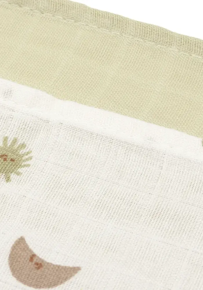 Jollein Hydrofiel Multi Doek Small 70x70 Over The Moon (3-pack)