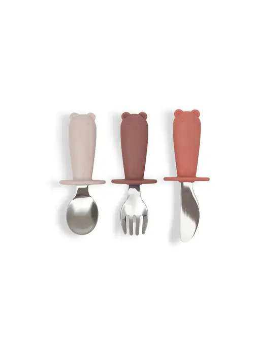 Jollein Jollein Bestekset Siliconen - Blush Shades - 3pc