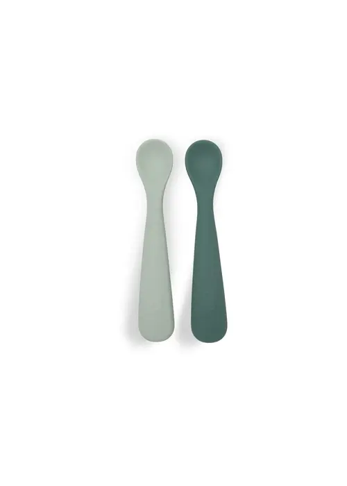 Jollein Jollein Siliconen Lepeltje Jade Shades (2pack)