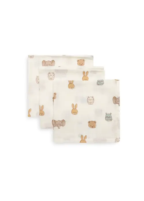 Jollein Jollein Hydrofiel Monddoekjes 31x31 Jollies (3pack)