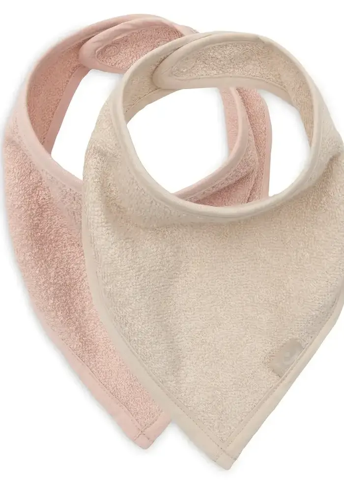 Jollein  Slab Bandana  Silk Rose/Sand (2pack)