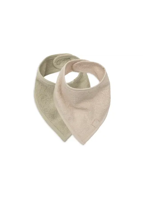 Jollein Jollein  Slab Bandana  Soft Matcha/Sand (2pack)