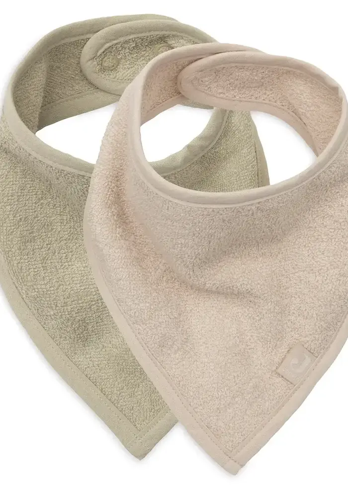 Jollein  Slab Bandana  Soft Matcha/Sand (2pack)