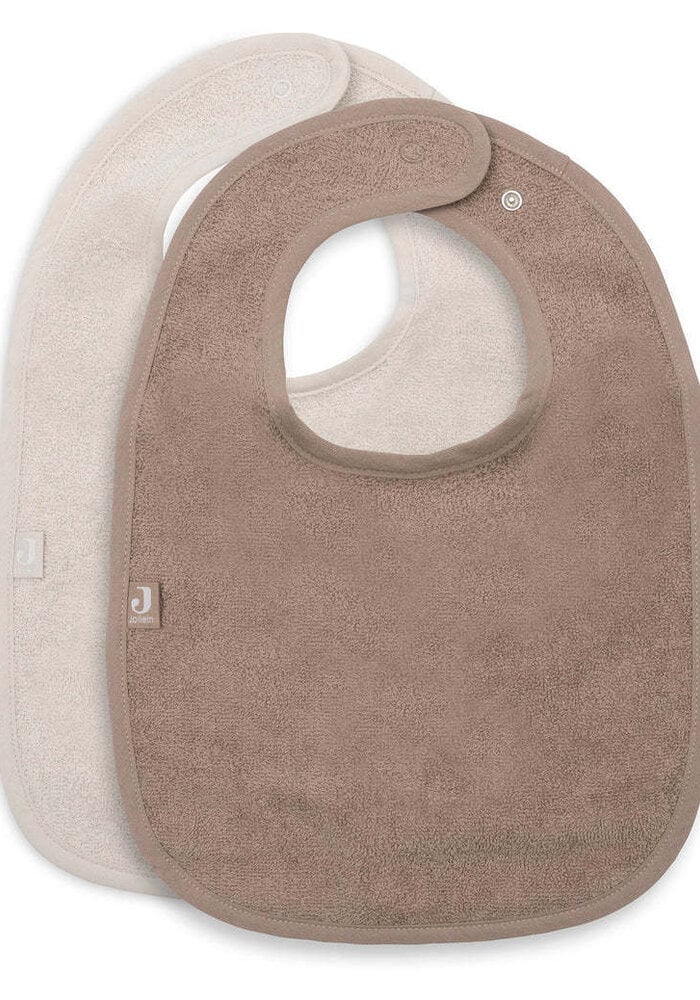 Jollein Slab Badstof - Sand/Milky Coffee (2st)