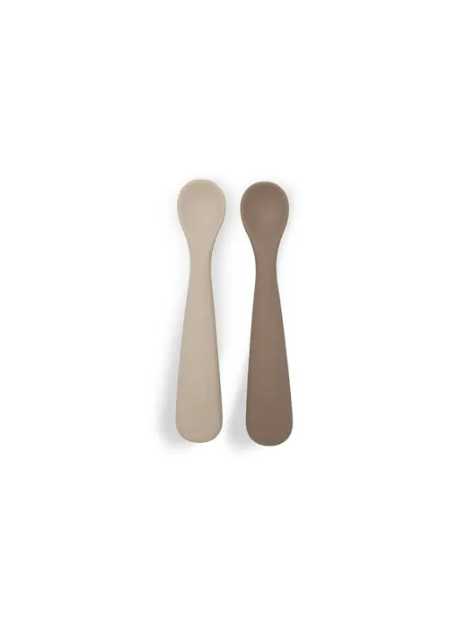 Jollein Jollein Siliconen Lepeltje Natural Shades (2pack)