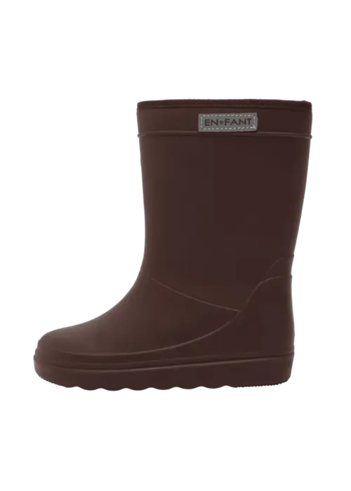 Enfant Enfant Thermo Boots Solid Coffee Bean