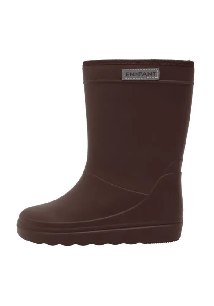 Enfant Thermo Boots Solid Coffee Bean