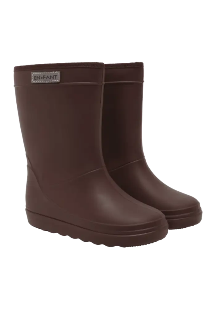 Enfant Thermo Boots Solid Coffee Bean