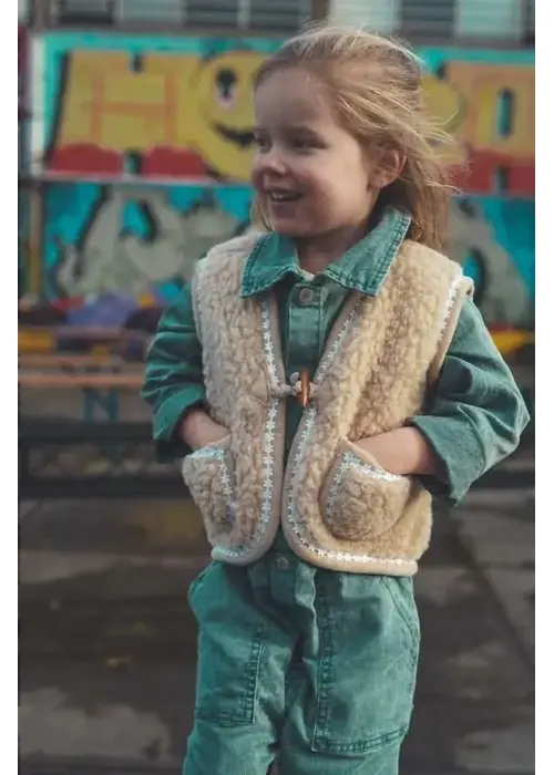 We Are Wovens We Are Wovens Wollen bodywarmer – Flower Rhodante