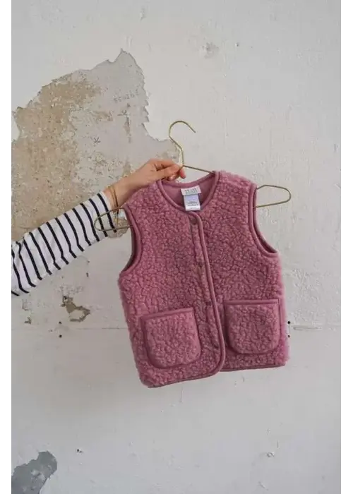We Are Wovens We Are Wovens Wollen bodywarmer – Nova Pink