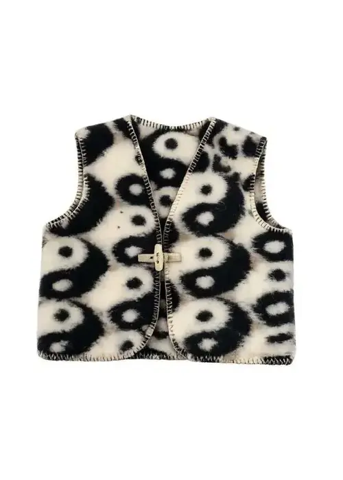 We Are Wovens We Are Wovens Wollen bodywarmer – Milo Yin Yang