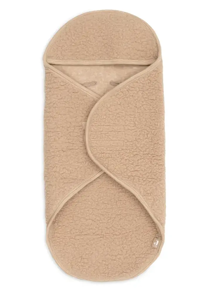 Jollein Wikkeldeken Sherpa - Merino Wol - Natural