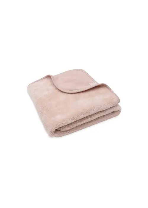 Jollein Jollein Deken Wieg 75x100cm Basic Sherpa/Jersey Silk Rose