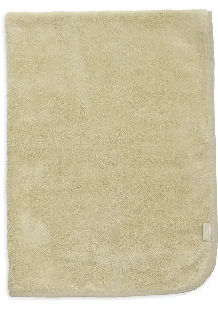 Jollein Deken Wieg 75x100cm Basic Sherpa/Jersey Soft Matcha