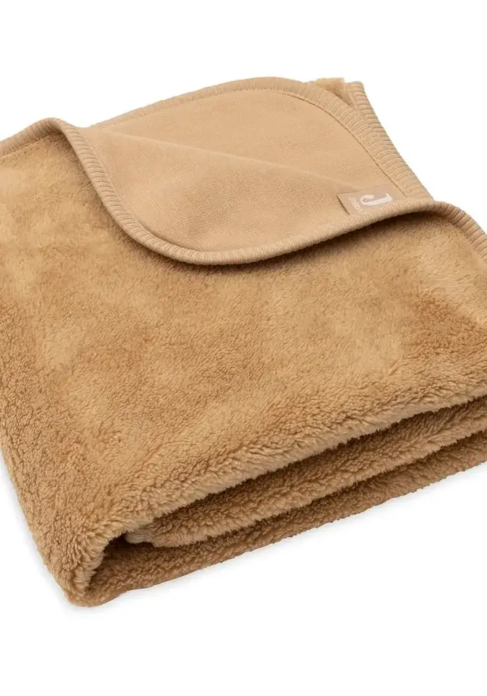 Jollein Deken Wieg 75x100cm Basic Sherpa/Jersey Hazel