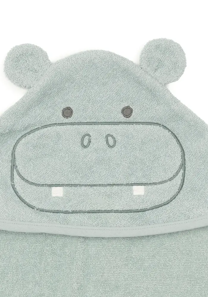 Jollein Badcape Badstof 70x130 Hippo Happy