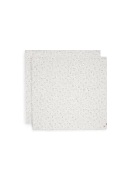 Jollein Jollein Hydrofiele Doek Large 115x115cm Nijntje Moments - Light Terra - 2 Stuks