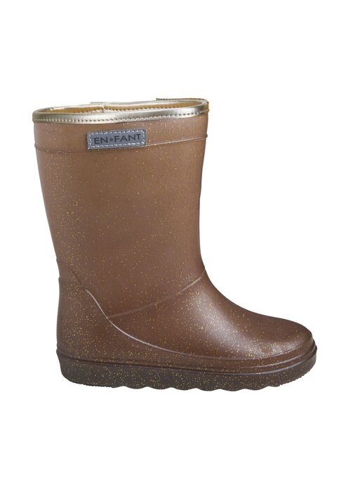 Enfant Enfant Thermo Boots Glitter Coffee Bean