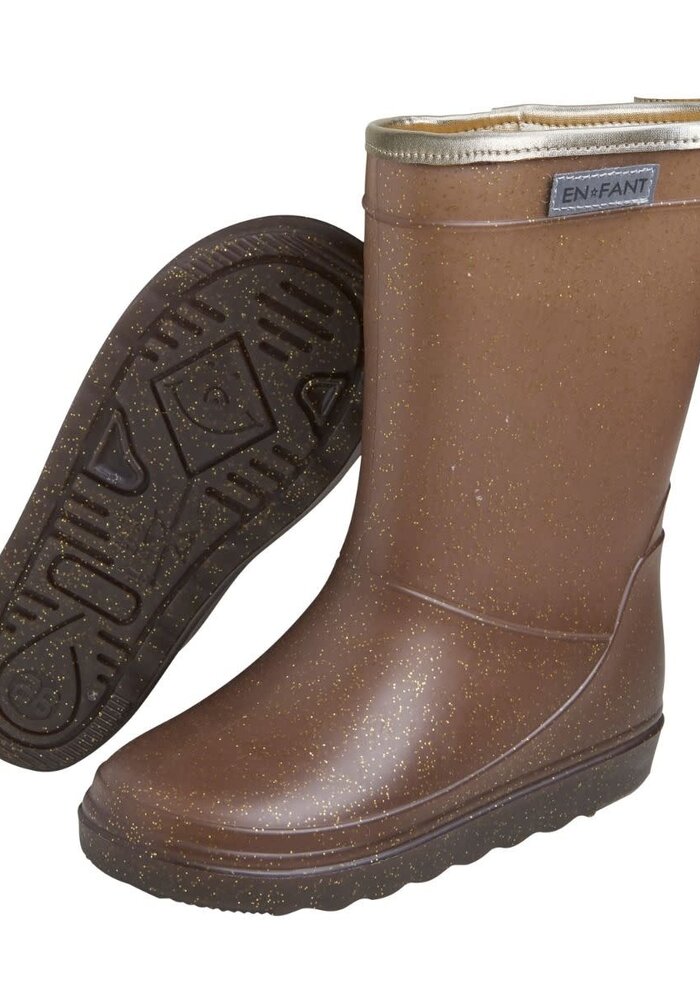 Enfant Thermo Boots Glitter Coffee Bean