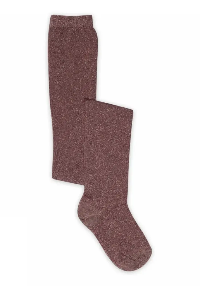 MP Denmark Glitter tights Rose Taupe