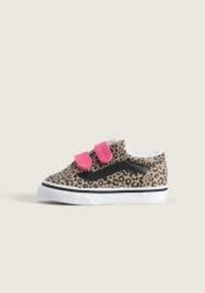 Vans Old Skool V LEOP INPVL, Medium Incense/Pink Ve