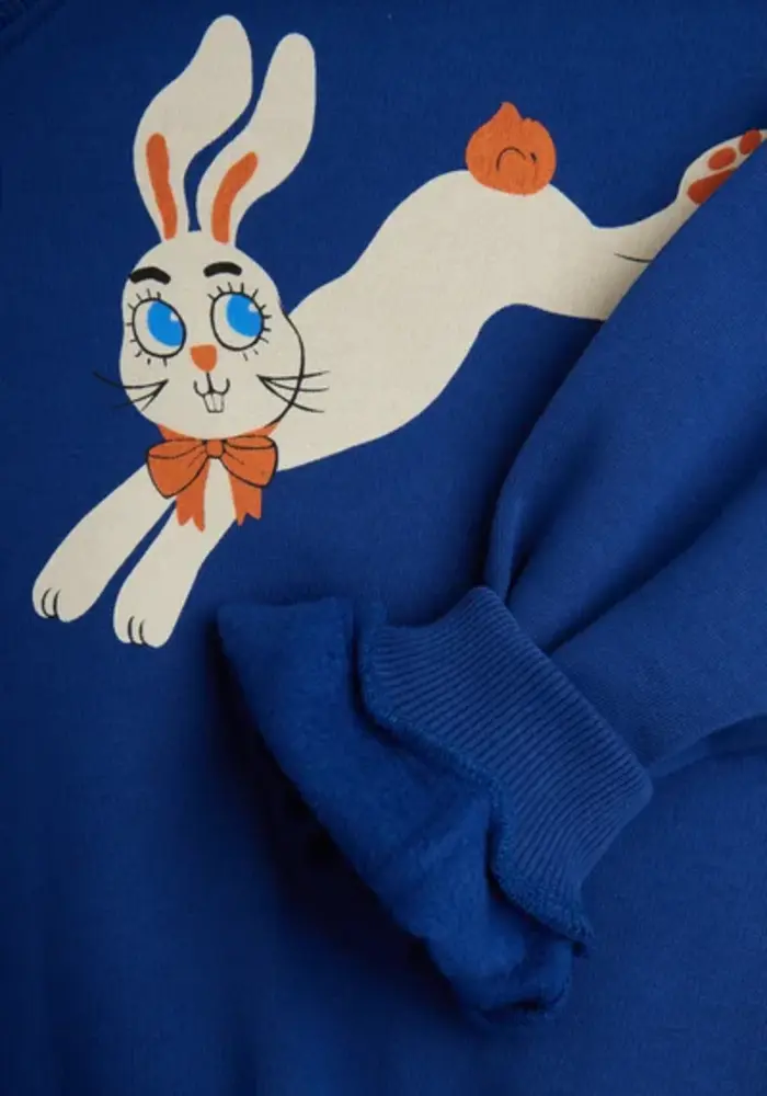 Mini Rodini Rabbits sp sweatshirt Blue