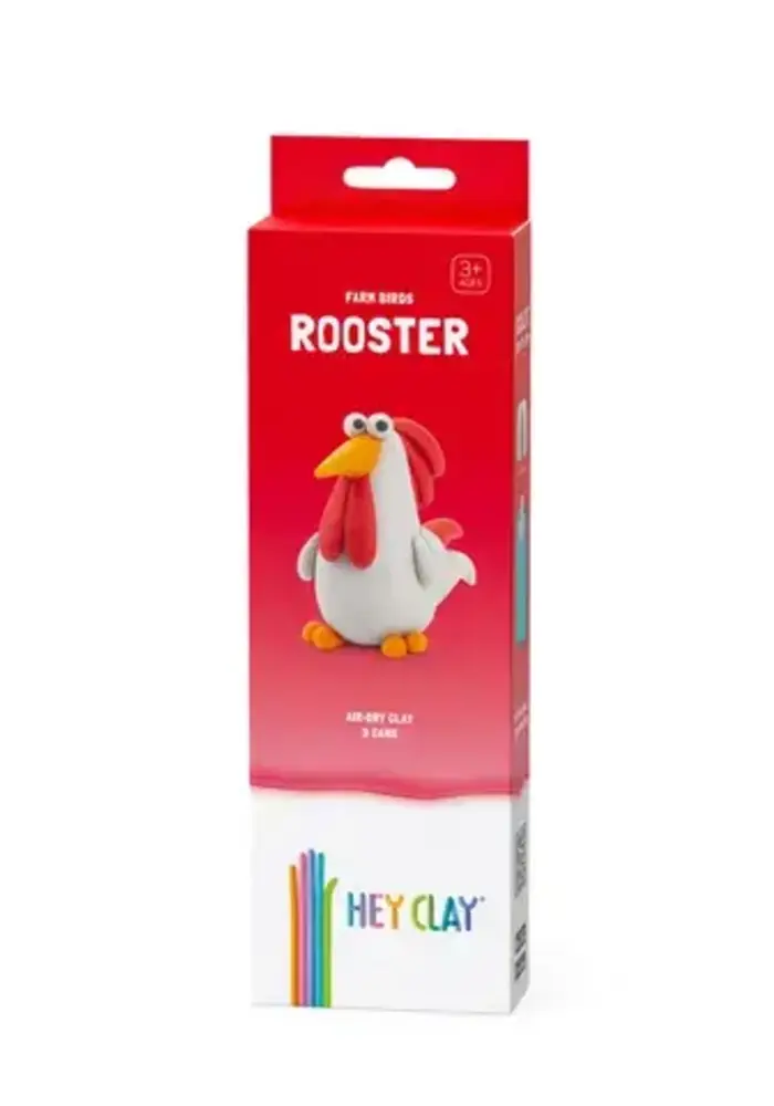 HeyClay - Farm Birds - Rooster 3 cans