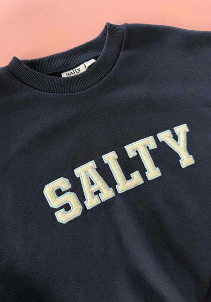 Salty Stitch Salty Balloon Sweater - Navy