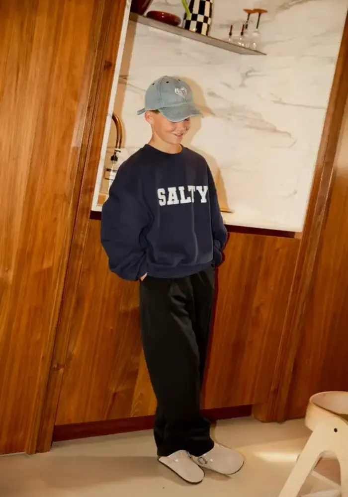 Salty Stitch Salty Balloon Sweater - Navy