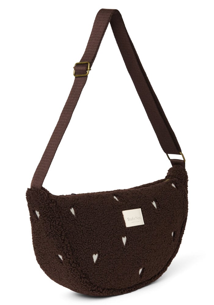 Studio Noos  Chocolate Teddy Hearts Adult Fannypack