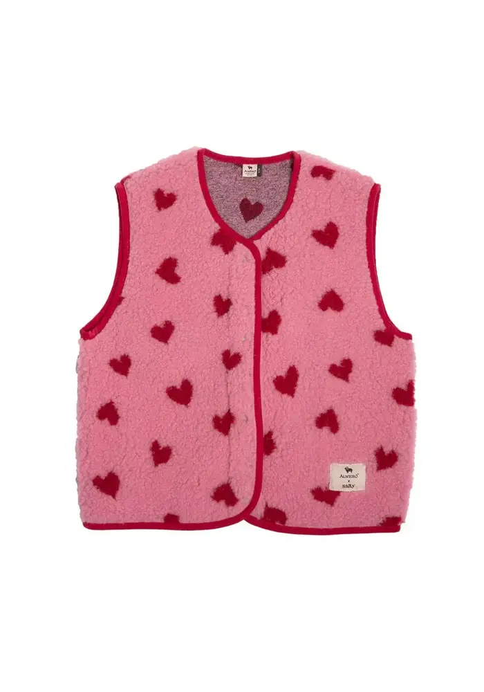 Salty Stitch X Alwero - Tab Junior Bodywarmer Cozy Hearts