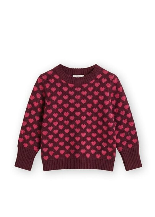 Fliink JANIE CASHMERE HEART PULLOVER