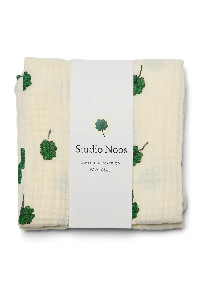 Studio Noos Hydrofile Doek White Clover 70x70