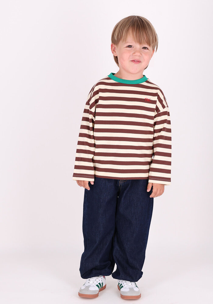 The New Chapter Lou Longsleeve Brownstone Stripes